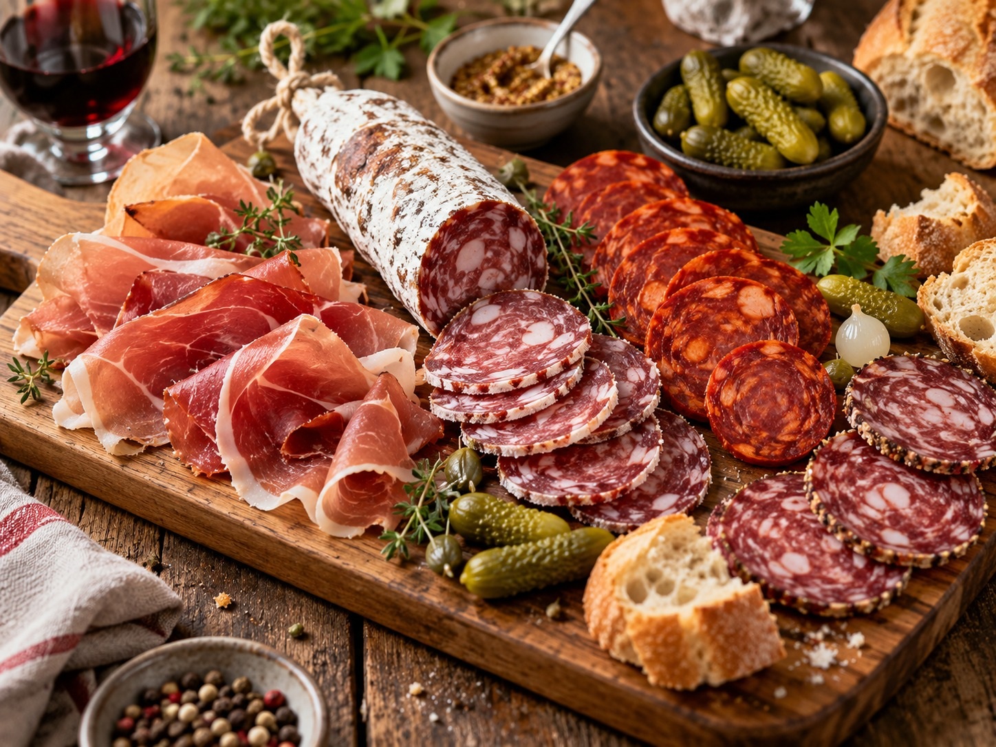 Planche à saucisson